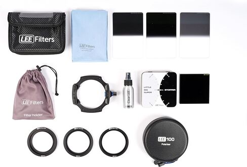 مجموعة LEE Filters LEE100 Deluxe Kit Plus - مثالية للكاميرات عديمة المرآة وكاميرات DSLR in Kuwait