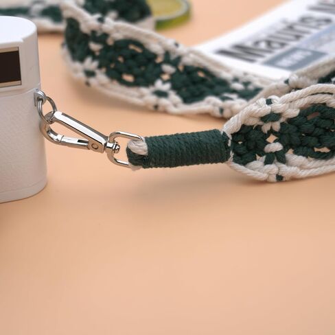 حزام كاميرا HOMEGYMFREE Macrame، حزام كتف للكاميرا DSLR/SLR مقاس 46 بوصة × 1.57 بوصة، حزام حقيبة منسوج للنساء in Kuwait