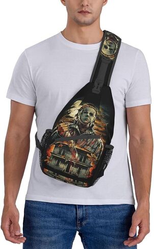 OrBhes حقيبة سلينغ حقيبة الصدر حقيبة الظهر الرياضية Crossbody Sling حقيبة الظهر في الهواء الطلق حقيبة السفر عارضة in Kuwait