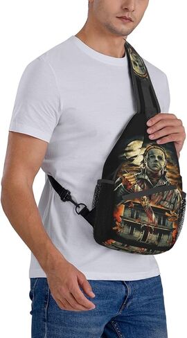 OrBhes حقيبة سلينغ حقيبة الصدر حقيبة الظهر الرياضية Crossbody Sling حقيبة الظهر في الهواء الطلق حقيبة السفر عارضة in Kuwait