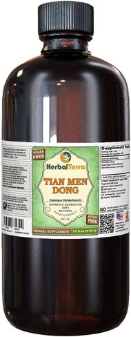 Herbal Terra LLC Tian Men Dong, Asparagus (Asparagus Cochinchinensis) Glycerite, Dried Root Powder Alcohol-Free Liquid Extract 2 oz in Saudi Arabia