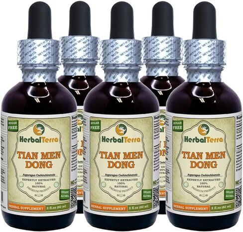 Herbal Terra LLC Tian Men Dong, Asparagus (Asparagus Cochinchinensis) Glycerite, Dried Root Powder Alcohol-Free Liquid Extract 2 oz in Saudi Arabia