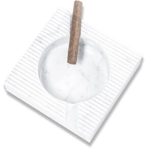 جيمي منفضة سجائر من الرخام الطبيعي للمكتب والمنزل وغرفة المعيشة وخزانة التلفزيون، منفضة سجائر للديكور الحرفي، صينية رماد للرجال والنساء، هدايا عمل in Kuwait