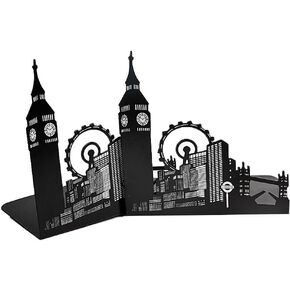Winterworm One Pair Fashion Modern European American Architecture Landmark Theme Style Thickening Iron Library School Metal Bookends Book End Perfect Mother's Day Gift (New York Statue of Liberty) in Saudi Arabia