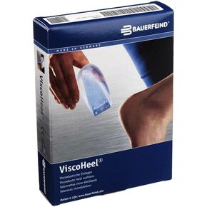 نعال داخلية للقدم من Bauerfeind ViscoHeel K - وسادة كعب داخلية للراحة وتخفيف الألم - تعادل عدم المحاذاة