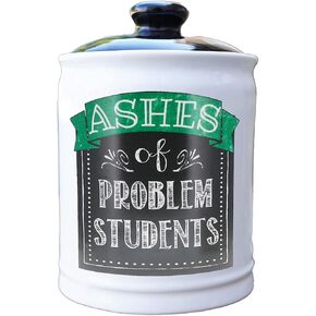 Teacher, Funny Gifts for Men and Women, Ashes of Problem Students Piggy Bank, Candy Jar for Office Desk, Teacher Gifts, Gag Gifts, Gift for Friend, Coworker Gifts in Saudi Arabia