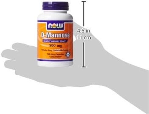NOW D-Mannose 500 mg,120 Veg Capsules in Saudi Arabia