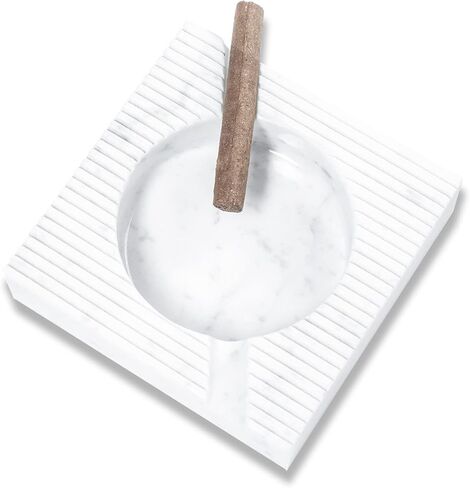 جيمي منفضة سجائر من الرخام الطبيعي للمكتب والمنزل وغرفة المعيشة وخزانة التلفزيون، منفضة سجائر للديكور الحرفي، صينية رماد للرجال والنساء، هدايا عمل in Kuwait