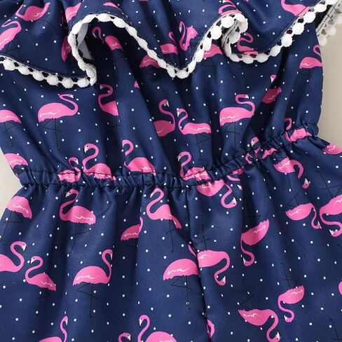 YOUNGER TREE Toddler Baby Little Girl Floral Tassels Strap Romper Jumpsuit Short Playsuit Summer Overalls Outfits Clothes in Saudi Arabia
