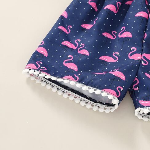 YOUNGER TREE Toddler Baby Little Girl Floral Tassels Strap Romper Jumpsuit Short Playsuit Summer Overalls Outfits Clothes in Saudi Arabia