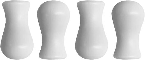 GSHLLO 4 PCS White Wood Curtain Knobs Hanging Ball Blind Cord Pendants Blind Accessories for Window Blind in Saudi Arabia