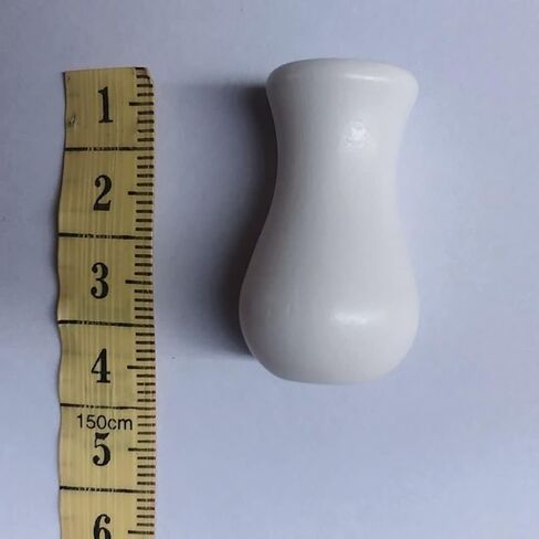GSHLLO 4 PCS White Wood Curtain Knobs Hanging Ball Blind Cord Pendants Blind Accessories for Window Blind in Saudi Arabia