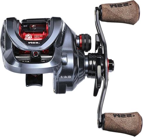 بكرة صيد السمك HANDING Magic L، بكرات صيد المياه العذبة، محامل كروية 9+1 NMB، أقصى سحب 17.6 رطل، نسبة تروس 6.4:1، إطار جرافيت، يد يسار/يمين، بكرة صيد ناعمة in Kuwait