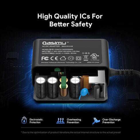 CASIMY 38831 20W Power Supply Compatible with ResMed AirMini AutoSet Device AirMini 24V 0.83A AC Adapter ResMed AirSense Air Mini Travel CPAP Machine Charger Power Cord Cable 38828 38839 in Saudi Arabia