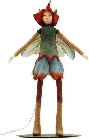 دمية كاميرون إي إل إف قابلة للتجميع مصنوعة يدويًا من تصميم تاسي - أزرق / أحمر مع أجنحة in Kuwait