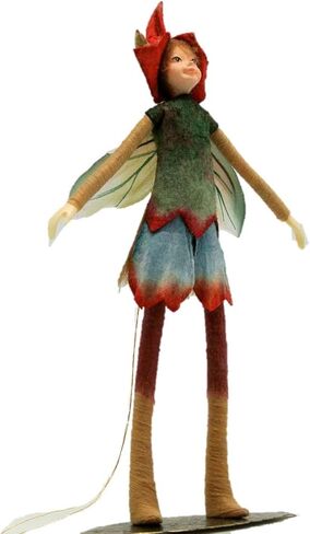 دمية كاميرون إي إل إف قابلة للتجميع مصنوعة يدويًا من تصميم تاسي - أزرق / أحمر مع أجنحة in Kuwait