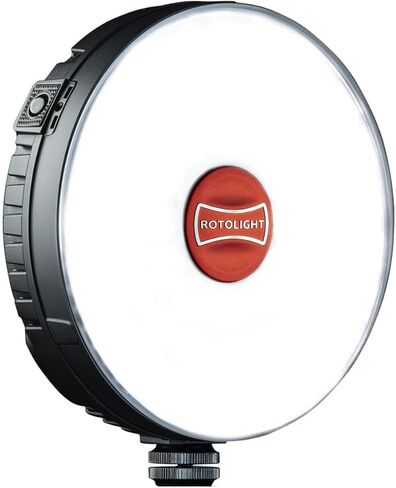مصباح Rotolight NEO 3 LED على الكاميرا RGBWW مع حزمة البدء، بطارية إضافية، شاحن مزدوج، حامل إضاءة، حقيبة حمل بعجلات in Kuwait