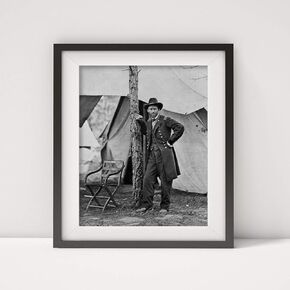 INFINITE PHOTOGRAPHS Photo: 1864 Photo of General Ulysses S. Grant at his Headquarters in Cold Harbor, Vi b9 in Kuwait