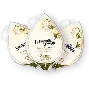 Gardenia Natural Soy Wax Melts 3 Pack - 3 Highly Scented 3 Oz. Bars - Made with 100% Soy and Essential Fragrance Oils - Phthalate & Paraffin Free, Vegan, Non-Toxic