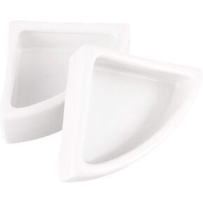 أطباق مياه طعام الزواحف من ibasenice، أطباق سيراميك طعام الحيوانات الصغيرة، طبق دودة طبق سيراميك، وعاء طعام ليوبارد جيكو (مثلث متوسط، قطعتان) in Kuwait