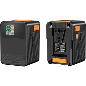 ZGCINE X160 156Wh 14.8V 10500mAh بطارية صغيرة على شكل حرف V تدعم شاحن سريع 100W PD مع USB-C مزدوج، D-TAP، منفذ DC مزدوج للكاميرا، كاميرا الفيديو، الشاشة، صانع الأفلام in Kuwait