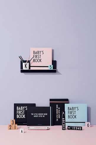 كتاب ذكريات صغير لأحرف التصميم للسنوات السبع الأولى | كتاب ذكريات الطفل مع مظروف/إشارة مرجعية | ألبوم قصاصات الأطفال | كتب الأطفال تذكار للآباء الجدد | مجلة الطفل in Kuwait