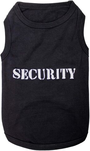 Parisian Pet Dog Cat Security Tee Shirt Embroidered T-Shirt, XS in Saudi Arabia