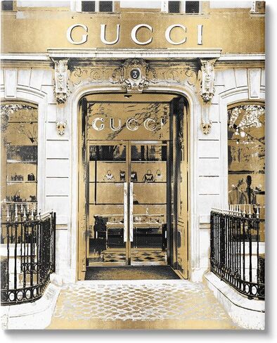 Stupell Industries Downtown Glam Designer Fashion Accessories Shop الهندسة المعمارية، تصميم مادلين بليك in Kuwait