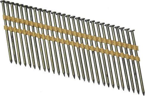 Grip-Rite 16d Short - 3-1/4-Inch x .131 Vinyl Coated, Smooth Shank, 21? Full Round Head, Plastic Collated, Stick Framing Nails - 500 per tub in Saudi Arabia