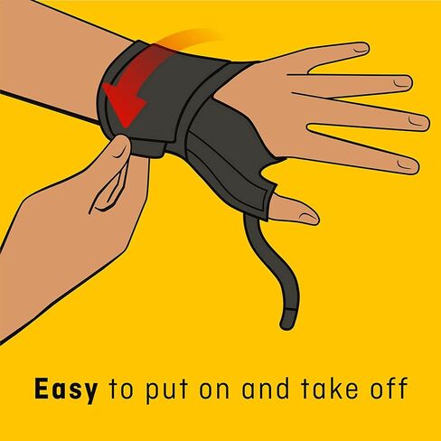 FUTURO Deluxe Thumb Stabilizer, Left or Right Hand, Small/Medium Size, Adjustable, Stabilizes and Supports Sore, Weak or Injured Thumb, Soft and Breathable Materials Enhance Comfort (45843ENR) in Kuwait