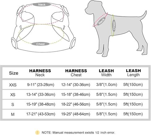 مجموعة حزام ومقود الكلاب الصغيرة من ديدوج، حزام ناعم ولطيف للكلاب الصغيرة، حزام كلب قابل للتعديل مقاس XXS لتدريب الجراء على المشي، أرجواني، مقاس XXS in Kuwait