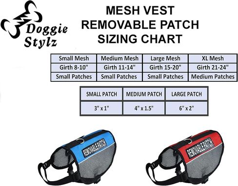 Therapy Dog mesh Vest Harness Cool Comfort Nylon for Dogs Small Medium Purchase Comes with 2 Reflective Therapy Dog Removable Patches. Please Measure Your Dog Before Ordering (Girth 21-24", Blue) in Saudi Arabia