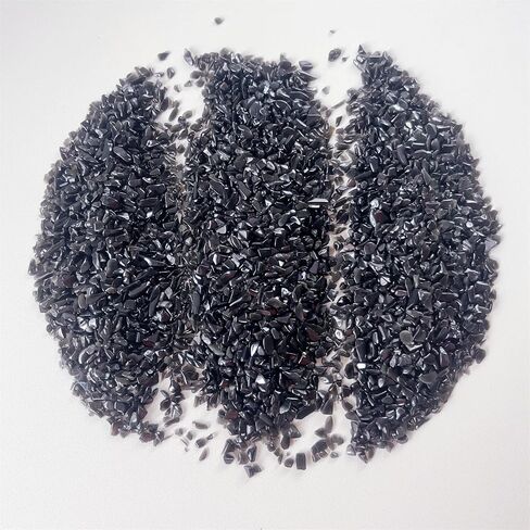 RECKSI 0.5lb Natural Crystal Chips Crushed Tumbled Quartz Pieces Bulk 1/2lb Reiki Mini Stones, Peridot in Kuwait