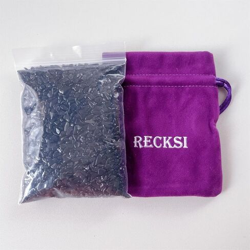RECKSI 0.5lb Natural Crystal Chips Crushed Tumbled Quartz Pieces Bulk 1/2lb Reiki Mini Stones, Peridot in Kuwait