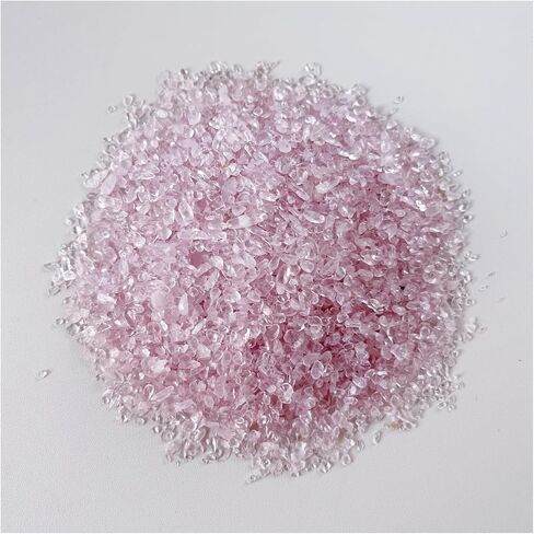 RECKSI 0.5lb Natural Crystal Chips Crushed Tumbled Quartz Pieces Bulk 1/2lb Reiki Mini Stones, Peridot in Kuwait