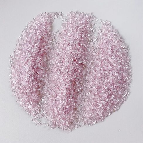 RECKSI 0.5lb Natural Crystal Chips Crushed Tumbled Quartz Pieces Bulk 1/2lb Reiki Mini Stones, Peridot in Kuwait