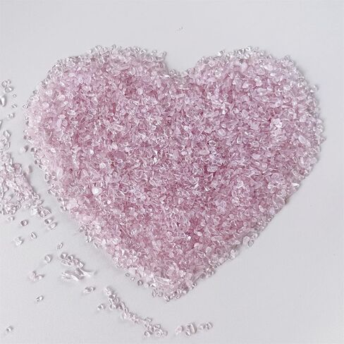 RECKSI 0.5lb Natural Crystal Chips Crushed Tumbled Quartz Pieces Bulk 1/2lb Reiki Mini Stones, Peridot in Kuwait