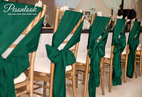 120 قطعة من أوشحة الكرسي الساتان، ربطات عنق للكرسي الساتان باللون الأزرق المغبر، غطاء كرسي الطعام، لوازم ربطة خلفية لغطاء الكرسي المزخرف، أوشحة الكرسي لحفلات الزفاف، والمآدب، أو ديكورات المطاعم (أزرق ترابي) in Kuwait