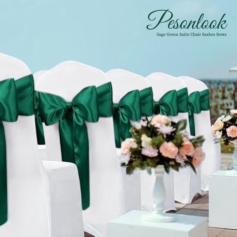 120 قطعة من أوشحة الكرسي الساتان، ربطات عنق للكرسي الساتان باللون الأزرق المغبر، غطاء كرسي الطعام، لوازم ربطة خلفية لغطاء الكرسي المزخرف، أوشحة الكرسي لحفلات الزفاف، والمآدب، أو ديكورات المطاعم (أزرق ترابي) in Kuwait