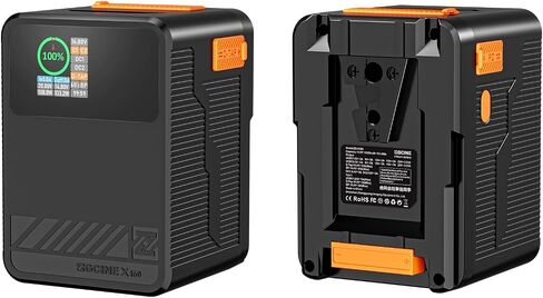 ZGCINE X160 156Wh 14.8V 10500mAh Mini V-Mount Battery Support 100W PD Fast Charger with Dual USB-C,D-TAP,Dual DC Port for Camera,Camcorder,Monitor,Filmmaker in Saudi Arabia