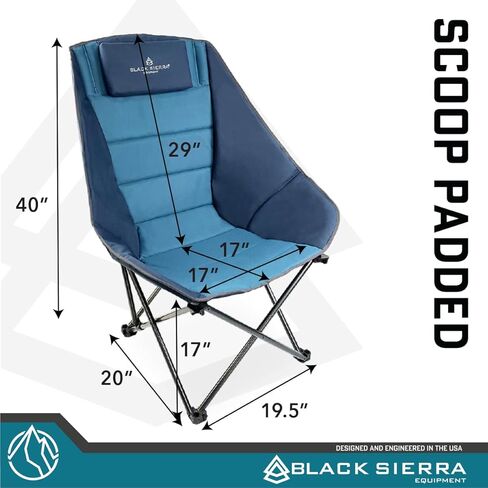 بلاك سييرا للمعدات كرسي رباعي مجوف - دينيم/ازرق مغربي in Kuwait