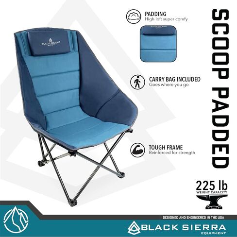 بلاك سييرا للمعدات كرسي رباعي مجوف - دينيم/ازرق مغربي in Kuwait