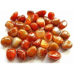 Pachamama Essentials Fire Agate Tumbled - حجر الشفاء - كريستال شفاء 20-25 مم (1) in Kuwait