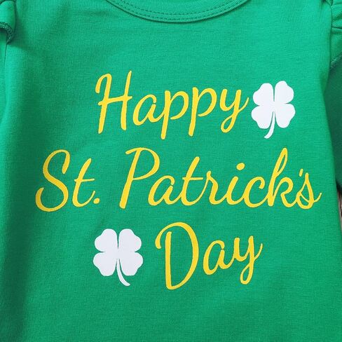 بدلة Detigee Baby Girl Happy St. Patricks Day للرضع في عيد القديس باتريك الأول in Kuwait
