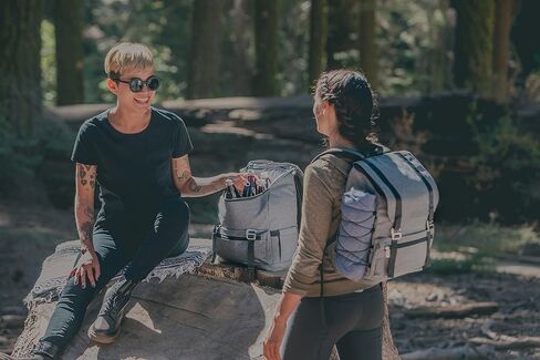 PICNIC TIME OTG Traverse Backpack Cooler, Modern Backpack Cooler with 28-Can Capacity, Fully Insulated Outdoor Bag with Water Resistant Interior, Pockets, Straps, and Bottle Opener, (Mustard Yellow) in Kuwait