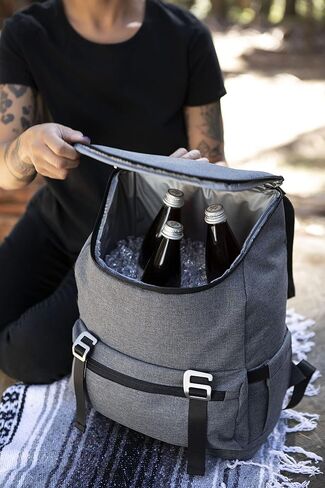 PICNIC TIME OTG Traverse Backpack Cooler, Modern Backpack Cooler with 28-Can Capacity, Fully Insulated Outdoor Bag with Water Resistant Interior, Pockets, Straps, and Bottle Opener, (Mustard Yellow) in Kuwait
