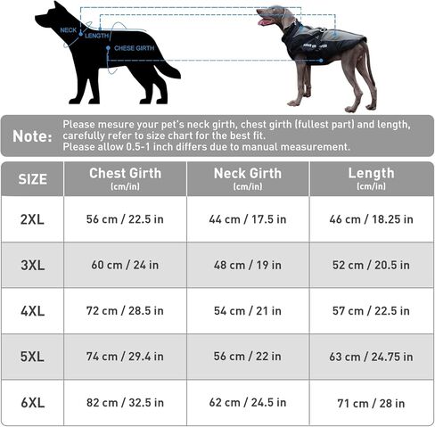سترة للكلاب مع حزام وطوق من الفرو - معطف شتوي للكلاب، سترة دافئة للغاية مضادة للماء ومضادة للرياح للتنزه سيرًا على الأقدام والتخييم مع معاطف عاكسة للطقس البارد للكلاب الكبيرة إلى المتوسطة in Kuwait