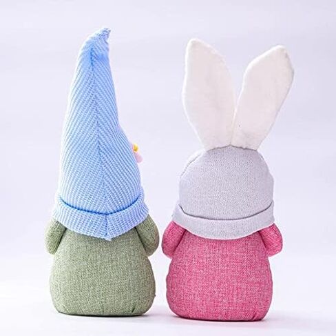 FZBNSRKO Easter Decorations,2Pcs Gnomes Easter Gnomes Plush Easter Gnome Bunny Faceless Plush Doll Decor with Easter Egg for Kids/Girl/Boy,Spring Easter Home Decorations in Saudi Arabia