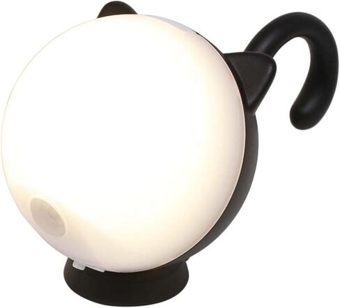 Musashi Night Light Motion Sensor Indoor Portable Light Battery Powered Rechargeable Kitten Night Light Ecru WAM-053AC in Saudi Arabia