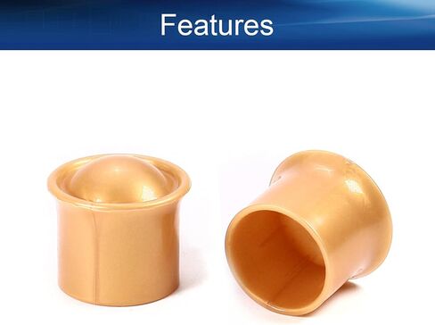 Heyiarbeit Curtain Rod Cap Finials Plastic Vintage for 26-27mm/1.02-1.06inch Dia Rod Creamy-White 100mm/3.93" Height 4Pcs in Saudi Arabia